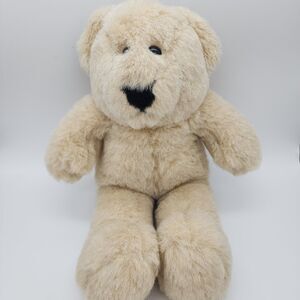 Merrilee Woods Classic Teddy Bear Plush 18" Beige Stuffed By Me Animal Toy